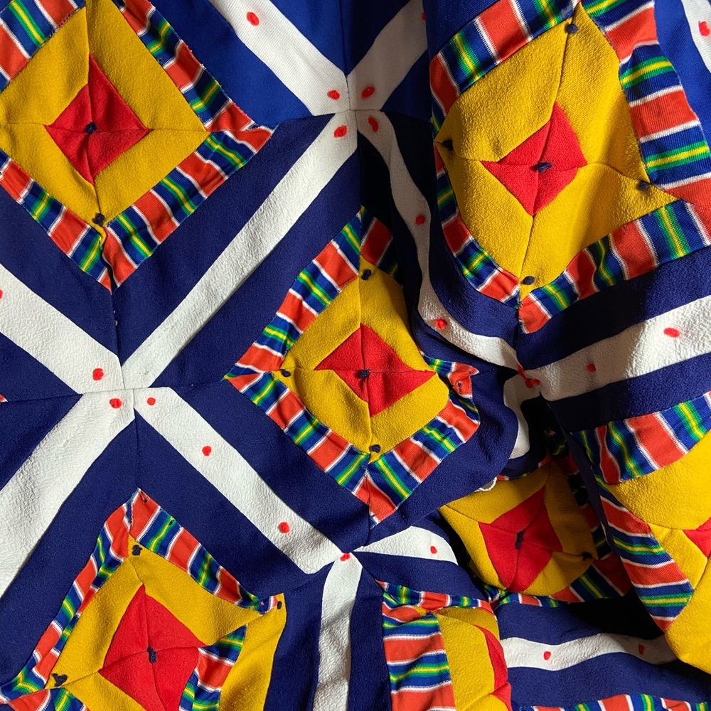 Vintage Machine and Hand Made Quilt